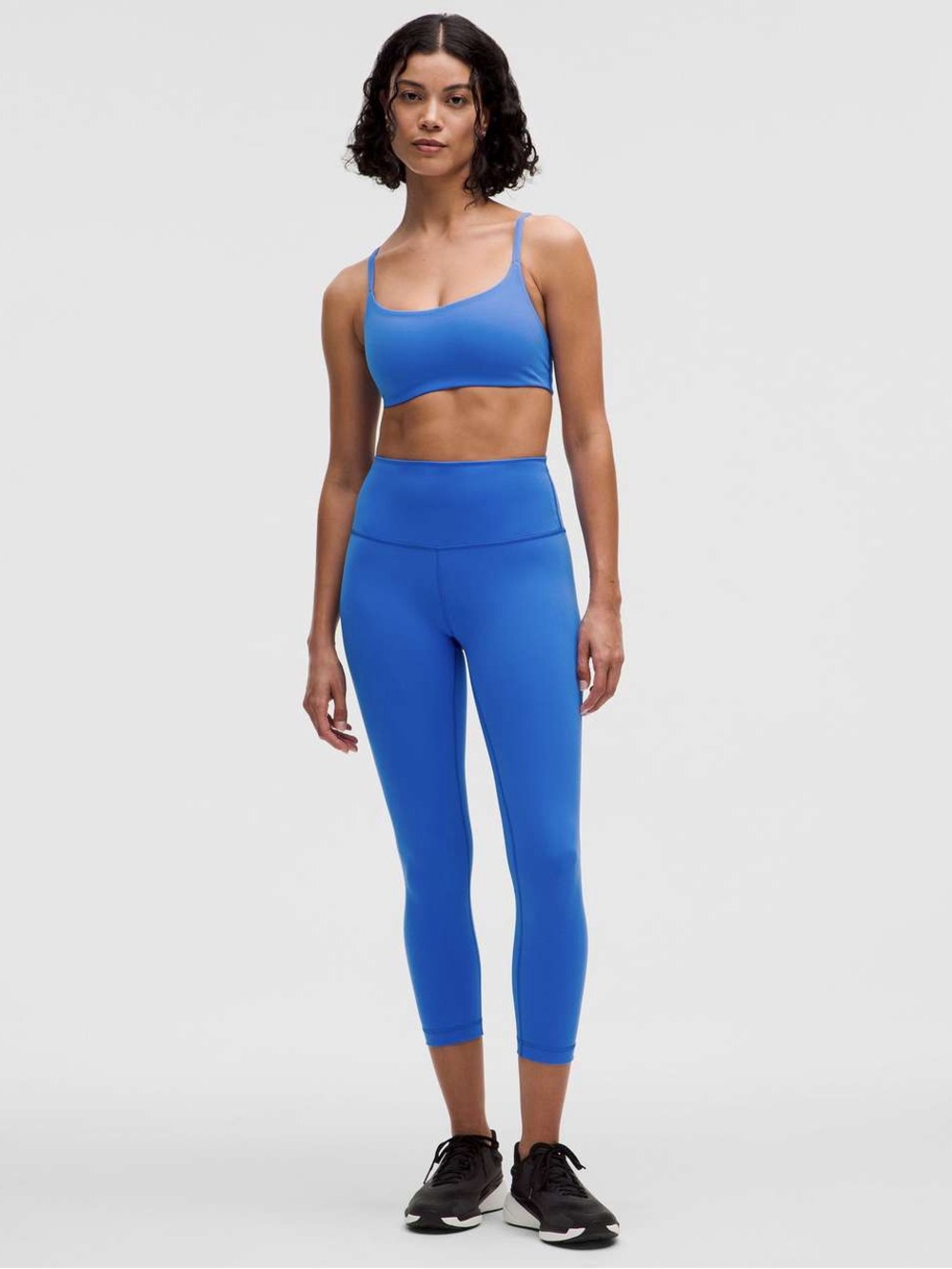 Lululemon Align High-Rise Crop 21” Leggings Electric Blue Size 0 Yoga Athleisure